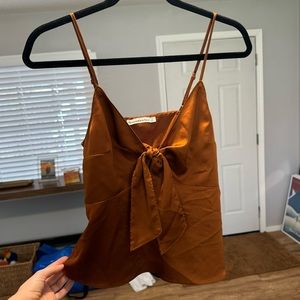 Abercrombie & Fitch - babydoll tank with front tie